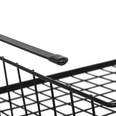 5Five Metal Hanging Shelf (Black, Large)