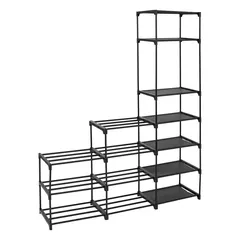 5Five Metal/Polypropylene Shoe Rack (L. 87 x D. 30 x H. 155 cm)