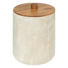 5Five Como Dust Bin (Beige, D. 18.5 x H. 25.3 cm, 5 L)