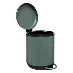 5Five Duo Soft Close Dust Bin (Dark Green, 5 L)