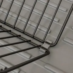 5Five Neo Extndable Dish Drain with Rack (Grey, L. 58.2 x D. 36.2 x H. 10.3 cm)