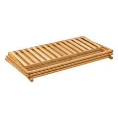 5Five Bamboo Foldable Shoe Rack (9 Pairs)