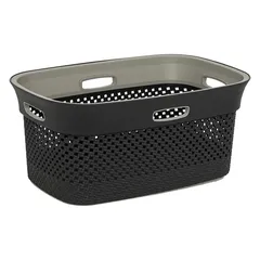 5Five Laundry Basket (Grey, 45 L)