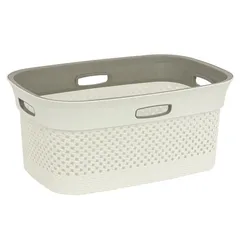 5Five Laundry Basket (Beige, 45 L)
