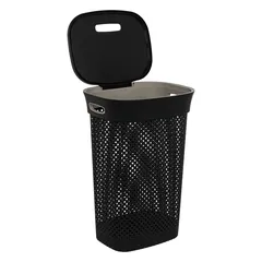 5Five Laundry Hamper (Grey, 60 L)