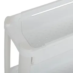 5Five 4-Tiers Extend Trolley (White, L. 37.5 x D. 15 x H. 78.5 cm)