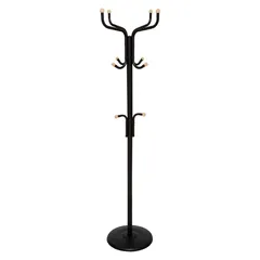 5Five Metal Wood Balls Coat Rack (11 Hooks)