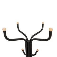 5Five Metal Wood Balls Coat Rack (11 Hooks)
