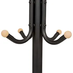 5Five Metal Wood Balls Coat Rack (11 Hooks)