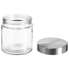 5Five Nixo Glass & Stainless Steel Jar (0.75 L)