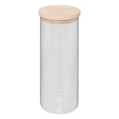 5Five Hermet Glass & Wood Jar (1.6 L)