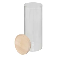 5Five Hermet Glass & Wood Jar (1.6 L)