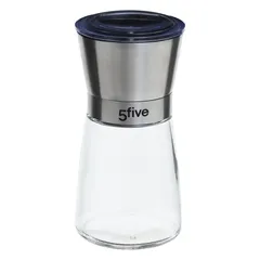 5Five Glass & Stainless Steel Spice Mill (13.5 cm)