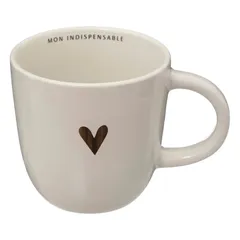 SG The Floral Collection Mug Set W/Rack (Warm White, 170 ml, 4 Pc.)