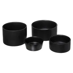 SG Appetizer Bamboo Snack Set (Brown & Black, 5 Pc.)
