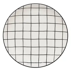 SG Dinner Plate Corner (White, D. 27 cm)