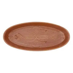 SG Sienna Oval Plate (41 x 18 cm, Terracotta)