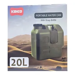 Kenco 20L Water Container W/Tap & Soap Dispenser