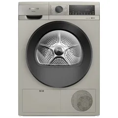 Siemens iQ300 Freestanding 9 Kg Front Load Heat Pump Tumble Dryer, WQ41G20XGC (Silver Inox)