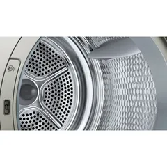 Siemens iQ300 Freestanding 9 Kg Front Load Heat Pump Tumble Dryer, WQ41G20XGC (Silver Inox)