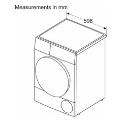 Siemens IQ300 Freestanding 8 Kg Front Load Dryer, WT45H212GC