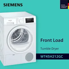 Siemens IQ300 Freestanding 8 Kg Front Load Dryer, WT45H212GC
