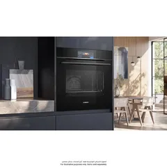 Siemens iQ700 Built-In Electric Oven, HB778GNB1M (Black, 71 L)