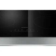 Siemens iQ100 Built-In 4-Zone Electric Ceramic Hob, ET611FEB8M (Black, 4.5 x 59.2 x 52.2 cm)