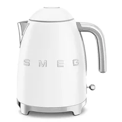 SMEG 50's Style Retro Style Cordless Electric Kettle, KLF03WHMUK (Matte White, 1.7 L, 3000 W)