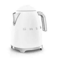 SMEG 50's Style Retro Style Cordless Electric Kettle, KLF03WHMUK (Matte White, 1.7 L, 3000 W)