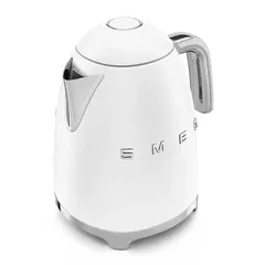 SMEG 50's Style Retro Style Cordless Electric Kettle, KLF03WHMUK (Matte White, 1.7 L, 3000 W)