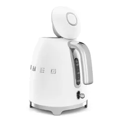 SMEG 50's Style Retro Style Cordless Electric Kettle, KLF03WHMUK (Matte White, 1.7 L, 3000 W)