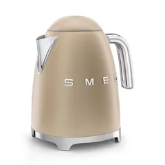 SMEG Retro 50's Style Electric Kettle, KLF03CHMUK (1.7 L, 3000 W, Pale Gold)