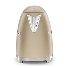 SMEG Retro 50's Style Electric Kettle, KLF03CHMUK (1.7 L, 3000 W, Pale Gold)