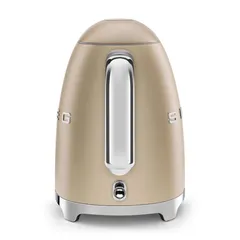 SMEG Retro 50's Style Electric Kettle, KLF03CHMUK (1.7 L, 3000 W, Pale Gold)