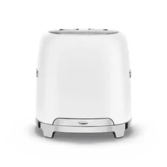 SMEG 50's Style Retro 2-Slice Toaster, TSF01WHMUK (Matte White, 950 W)