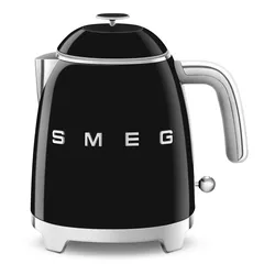 SMEG 50's Style Retro Kettle, KLF05BLUK (0.8 L, Glossy Black, 1400 W)