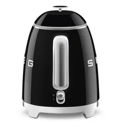 SMEG 50's Style Retro Kettle, KLF05BLUK (0.8 L, Glossy Black, 1400 W)