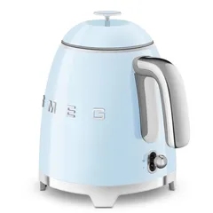 SMEG 50's Style Retro Kettle, KLF05PBUK (0.8 L, Glossy Pastel Blue, 1400 W)