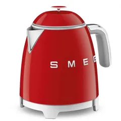 SMEG 50's Style Retro Kettle, KLF05RDUK (0.8 L, Glossy Red, 1400 W)