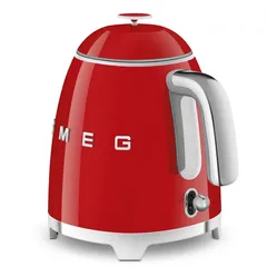 SMEG 50's Style Retro Kettle, KLF05RDUK (0.8 L, Glossy Red, 1400 W)