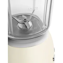 SMEG 50's Style Retro Jug Blender, BLF03CRUK (1.5 L, 800 W, Cream)