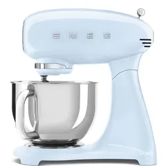 SMEG 50's Style Retro Stand Mixer, SMF03PBUK (800 W, Pastel Blue)