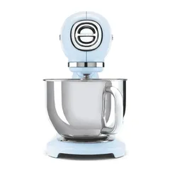 SMEG 50's Style Retro Stand Mixer, SMF03PBUK (800 W, Pastel Blue)