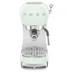 SMEG 50's Style Retro Espresso Coffee Machine, ECF02PGUK (1.1 L, Pastel Green)