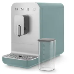 SMEG Collection Automatic Coffee Machine, BCC13EGMUK (Emerald Green, 1.4 L, 1350 W)