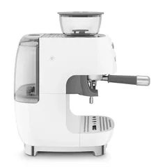 SMEG Retro 50s Style Espresso Coffee Machine W/Pump, EGF03WHUK (White, 1650 W, 2.4 L)