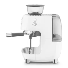 SMEG Retro 50s Style Espresso Coffee Machine W/Pump, EGF03WHUK (White, 1650 W, 2.4 L)