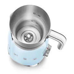 SMEG Retro 50’s Style Milk Frother, MFF11PBUK (Pastel Blue, 500 W, 250 ml)