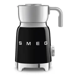 SMEG Retro 50’s Style Milk Frother, MFF11BLUK (Black, 500 W, 250 ml)